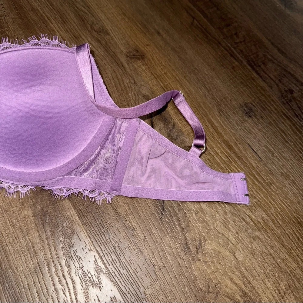 Victorias Secret Dream Angels Lightly Lined Demi Bra Lavender Lace - Picture 6 of 6